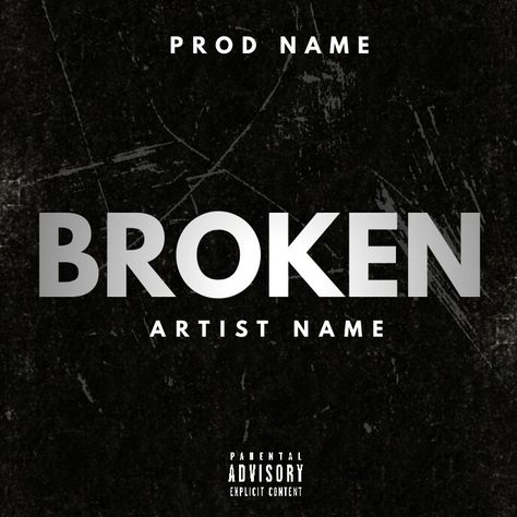 Black Broken Mixtape Cover Template Album C | PosterMyWall Postermywall Album Covers, Linkedin Background Image, Album Artwork Cover Art, Kindle Book Cover, Mixtape Cover, Campaign Posters, Blog Header, Cover Art Design, Album Cover Design