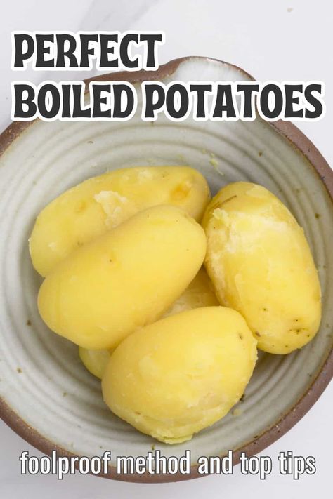 Boiling Potatoes In Milk, How To Boil Potatoes For Potato Salad, How Long To Boil Potato For Potato Salad, Boiling Potatoes For Mashed Potatoes, Boiling Potatoes For Potato Salad, Boil Potatoes Recipes, Boiled Potatoes With Skin On, Best Way To Boil Potatoes, Boiled Potato Recipes