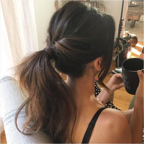 Sporty Ponytail, Workout Hairstyles, Graduation Hairstyles, Work Hairstyles, Penteado Cabelo Curto, Low Ponytail, Cap Hair, Hair Dos, Ponytail Hairstyles