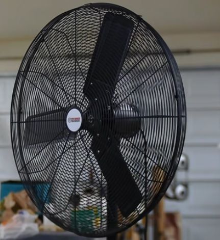 Best Ways To Cool a Garage Garage Fan Ideas, Garage Fan, Portable Garage, Floor Fan, Table Fan, Box Fan, Hot Air, Garage, Fan