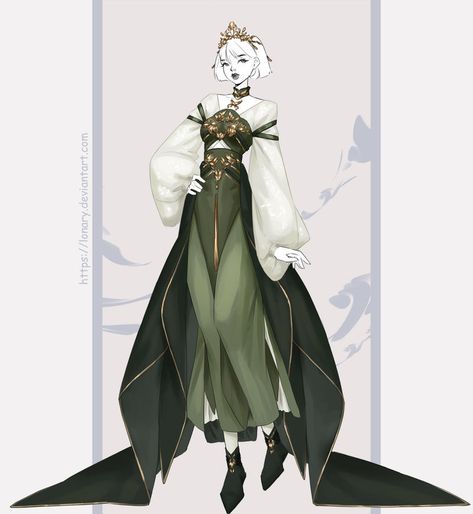 Manhwa Outfits, Fantasy Dress Drawing, Winter Moon, Dress Design Drawing, Clothing Design Sketches, Dress Design Sketches, 캐릭터 드로잉, Dress Sketches, Dress Drawing