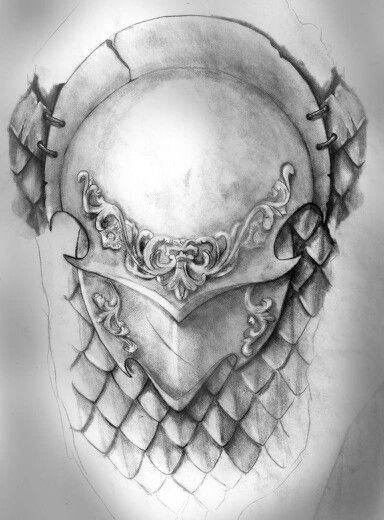 Shoulder armor Armor Tattoo Design, Armor Of God Tattoo, Armour Tattoo, Shoulder Armor Tattoo, Armor Tattoo, Military Tattoos, Warrior Tattoos, Norse Tattoo, Shoulder Tattoos