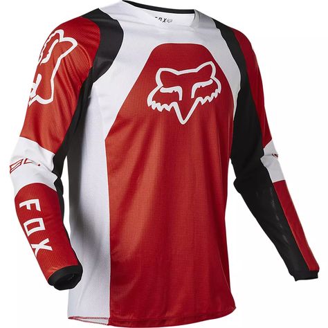 180 LUX JERSEY [FLO RED] XS | Fox Racing® Fox Racing Clothing, Motocross Gear, Mens Gear, Fox Racing, Body Temperature, Mens Outerwear, Outdoor Apparel, Outerwear Women, Motocross