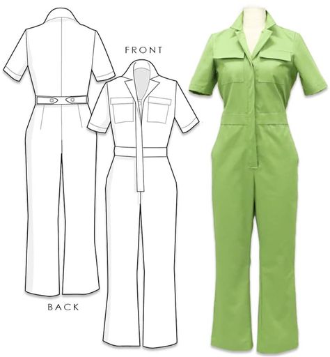 19 Overall, Dungaree & Boiler Suit Sewing Patterns (3 FREE!) Denim Overalls Sewing Pattern, Boiler Suit Pattern Free, Boilersuit Sewing Pattern, Jumpsuit Sewing Patterns For Women, Overalls Pattern Sewing Free, Jumpsuit Pattern Sewing Free, Boiler Suit Pattern, Coverall Outfit Women, Coverall Pattern