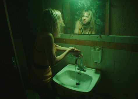 Paris Is Burning meets The Shining in Gaspar Noe's 'Climax' - i-D Film Inspiration, Cinematic Photography, Pose Reference Photo, 인물 사진, Film Aesthetic, Film Stills, Green Aesthetic, Photo Reference, Green Light