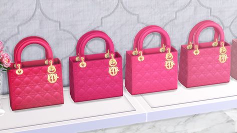 Sims 4 Cc Gucci Bag, Sims 4 Gucci Bag, Sims 4 Cc Van Cleef, Sims 4 Van Cleef, Sims 4 Cc Purse, Sims Furniture, Dior Purse, Sims 4 Black Hair, The Sims 4 Packs