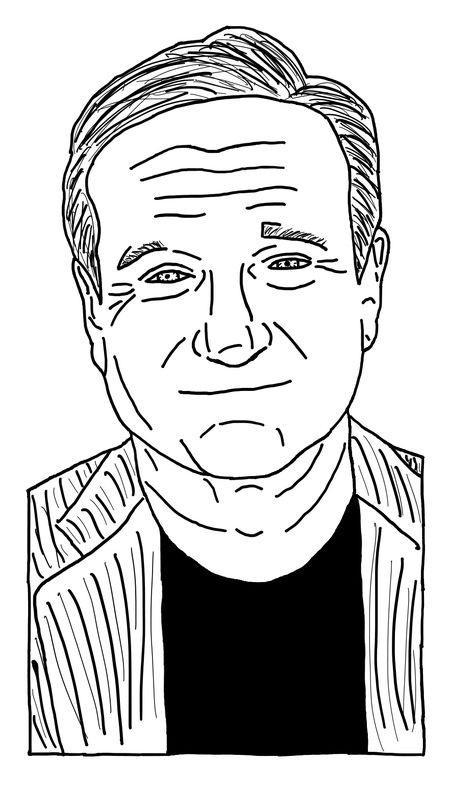 Line Drawing Of Robin Williams Robin Williams Drawing, Bicentennial Man, Simple Portrait, Bleach Art, Cartoon Drawing, Robin Williams, Cartoon Drawings, Line Drawing, Easy Drawings