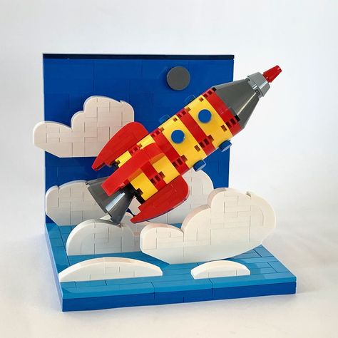 Lego Rocket, Lego Rocket Ship, Lego Astronaut, Lego Spaceship Moc, Lego Micro Spaceship, Hover Car, Space Rocket, Space Toys, Lego Modular