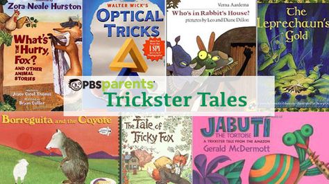 They're tricky and they're selfish but then they get their comeuppance in the end, hooray! You and your kids are sure to enjoy the antics in these trickster tales for children ages 0-9. Trickster Tales, Leprechaun Gold, Genre Study, Strongest Animal, Kids Books, Animal Stories, In The End, Parenting Tips, Parenting Hacks