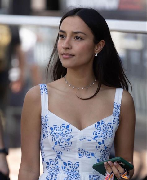 Alexandra Malena, Monaco, A Woman, Blue, White