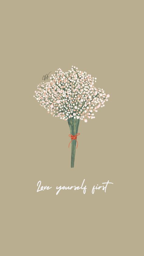 Flower Bouquet Quotes, Bouquet Quotes, Simple Phone Wallpapers, Love Yourself First, Brown Aesthetic, Phone Wallpapers, Flowers Bouquet, Phone Wallpaper, Wallpapers