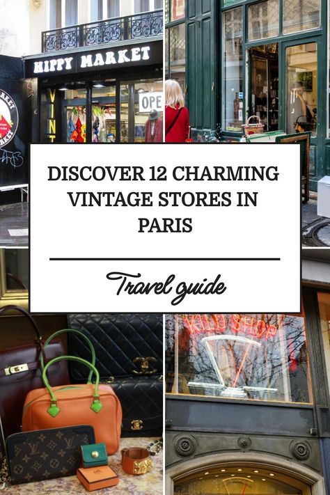 Discover the hidden gems of Parisian vintage shopping with our curated list of the top 12 thrift stores. Unearth unique and timeless treasures in the fashion capital of the world. Explore Paris's vibrant vintage scene and indulge in the thrill of finding one-of-a-kind products that exude charm and character. Immerse yourself in a shopping experience like no other, where history intertwines with style, leaving you with unforgettable memories and remarkable pieces to cherish. Thrift Shops In Paris, Vintage Clothing Stores In Paris, Paris Consignment Shops, Thrift Stores Paris, Thrift Shopping In Paris, Best Vintage Shops Paris, Vintage Shopping In Paris, Vintage Stores Paris, Vintage Shops In Paris