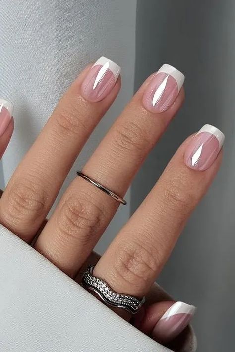 Short Square French nails, square nails, classy nails, french tip nails, classic traditional french tip Nails, blue french tip Nails, blue french tip Nail ideas, Floral Short Square French Nails, Floral Short Square French Nail art, pink square french tip Nails, milky white short square french tip Nails, classic reverse short square french tip Nails, gold short square french tip Nails, black and white french tip Nails, glazed nails French Manicure Square Nails Design, French Mani Square, French Manicure Square Nails Short, French Nail Designs For Short Nails, Square French With Chrome, Square Milky French Nails, Gel French Nails Short, Short Gel X French Tip, Wedding Nails Square French