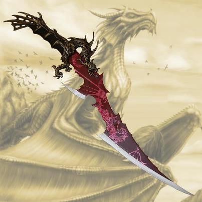 Totally impractical...but who cares it looks wicked. Epic Fantasy Art, Fantasy Dagger, Fantasy Blade, Dragon Blade, Kids Art Studio, Pretty Knives, Dagger Tattoo, Fantasy Props, Cool Swords