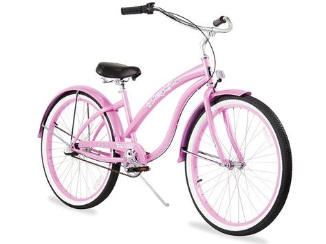 Firmstrong Bella Classic 3 Speed - Women's 26" Beach Cruiser Bike Pink Beach Cruiser, Beach Cruiser Bicycle, Beach Cruiser Bike, Bike Pictures, Specialized Bikes, Cruiser Bicycle, Beach Bike, Bicycle Maintenance, Cool Bike Accessories