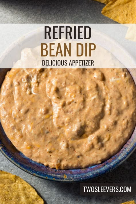 Elevate your next gathering with this irresistible Creamy Refried Bean Dip! Bursting with flavor and perfect for dipping, this recipe transforms simple ingredients into a crowd-pleasing appetizer that will have everyone coming back for more. Refried Bean Dip Easy, Bean Dip Appetizer, Bean Dip Recipes Refried, Warm Bean Dip, Easy Bean Dip, Refried Bean Dip, Bean Dip Recipe, Refried Bean, Refried Beans Recipe