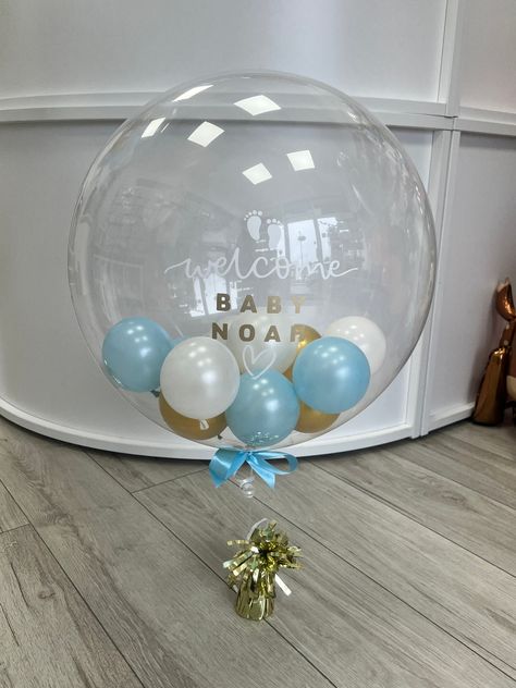 New baby personalised welcome bubble balloons created for baby Noah yesterday. How cute are they! ❤️👶 🎈 Do you need a personalised balloon? All occasions catered for - DM us now to discuss your requirements 😊 #newborn #babylove #babyboy #pregnancy #babyshower #newbaby #babiesofinstagram #happybaby #balloons #eventdecor #babyshower #partydecor #partytime #celebrate #sheffield business #smallbusinessuk #independentbusiness #sheffieldballoons #personalisedballoons Welcome Baby Message, Money Balloon, Baby Messages, Balloon Box, Birthday Money, Baby Balloon, Personalized Balloons, Mini Balloons, Balloon Kit