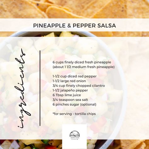 🌟 Make Your Own Homemade Pineapple & Pepper Salsa!🌟 Looking to add a burst of flavor to your summer meals? Try making this delicious homemade pineapple & pepper salsa! It's super easy to prepare and packed with fresh ingredients like juicy pineapple, colorful bell peppers, and zesty lime juice. Perfect for serving with chips, tacos, or grilled meats. This vibrant salsa is not only a treat for your taste buds but also a healthy addition to your diet. #HomemadeSalsa #PineapplePepperSalsa #Hea... Pepper Salsa, Grilled Meats, Summer Meals, Homemade Salsa, Fresh Ingredients, Grilled Meat, Bell Peppers, Lime Juice, Taste Buds