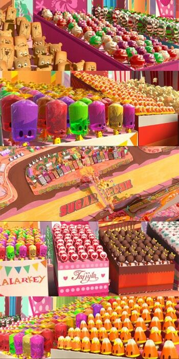 Sugar Rush citizens Sugar Rush Wreck It Ralph, Wreck It Ralph Sugar Rush, Wreck It Ralph Party, Wreck It Ralph Movie, Gravity Falls Crossover, Vanellope Y Ralph, Vanellope Von Schweetz, Candyland Birthday, Candyland Party