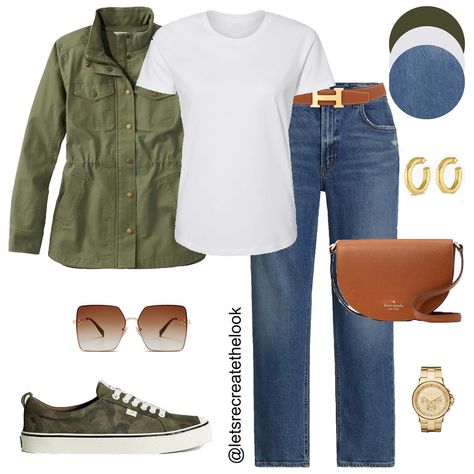 Olive Jacket - 18 Outfit Ideas 🫒 Sharing 18 ways to style an olive field jacket for the summer to fall transition. These casual everyday looks are easy to recreate! Do you own an olive jacket? Save this post for style inspo and look in your closet to see how you can recreate the looks yourself! 😍 Have a marvelous Monday fashion friends! 🥰 #letsrecreatethelook #outfitideas #styleinspo #casualstyle #everydaystyle #momstyle #classicstyle #midlifestyle #agelessstyle #fallstyle #teacherstyle Olive Jacket Outfit, Recreate Yourself, Outfit Ideas Everyday, Olive Vest, Happy Saturday Friends, Saturday Outfit, Random Outfits, Olive Jacket, Timeless Wardrobe