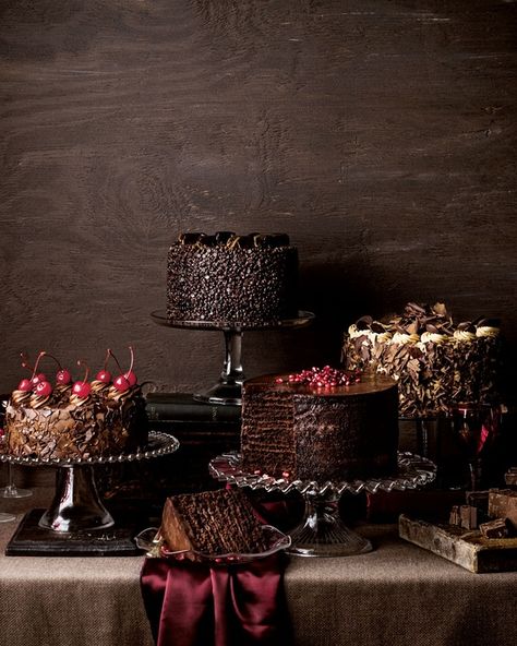 :  Chocolate Seduction Cake shadow light on the right and lose the cloth and ad big sunflowers an tada Chocolate Brown Wedding, Pie Bakery, Cakes And Desserts, Chocolate Dreams, I Love Chocolate, Brown Wedding, Love Chocolate, Trifle, Pretty Cakes