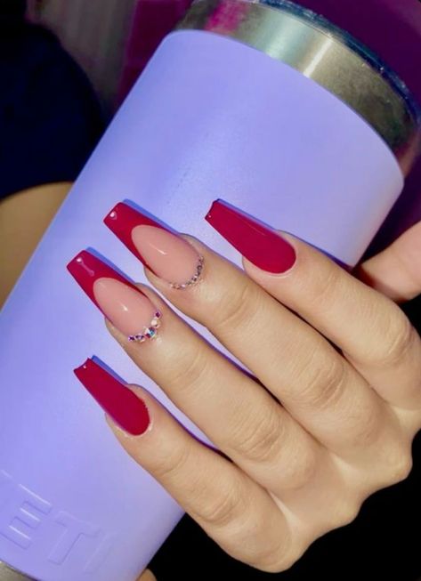 Nagellack Trends, Hello Nails, Red Acrylic Nails, Work Nails, Classy Acrylic Nails, Acrylic Nails Coffin Pink, Long Square Acrylic Nails, Acrylic Nails Coffin Short, Short Acrylic Nails Designs