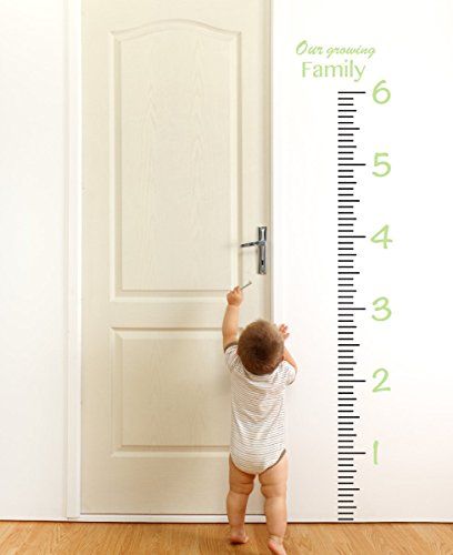 Growth chart ruler diy