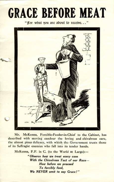 Force feeding cartoon Women Suffrage, History Cartoon, Stepford Wives, Force Feeding, Womens History, Measure For Measure, 19th Amendment, Women's Suffrage, Museum Of London