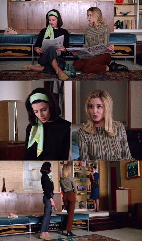 Mad Men Season 5. Megan Calvet/Draper. 60s Suburban Aesthetic, Meghan Draper Mad Men, Megan Draper Outfits, Megan Draper Style, Megan Calvet, Mad Men Megan, Megan Draper, Jessica Pare, Mad Men Style