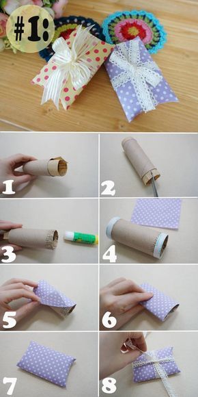 Envoltura de regalos reciclando tubos de cartón de papel higiénico ~ Mimundomanual Paper Roll Crafts Diy, Toilet Roll Craft, Christmas Advent Calendar Diy, Rolled Paper Art, Toilet Paper Crafts, Packaging Diy, Decoupage Diy, Gift Tags Diy, Diy Advent Calendar