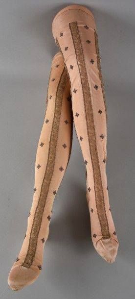 Embroidered French silk stockings ca 1900 Cv Sample, Teacher Cv, Modern Resume Design, Embroidered Stockings, 1900 Fashion, 1900s Fashion, Lingerie Vintage, Knit Stockings, Vintage Stockings