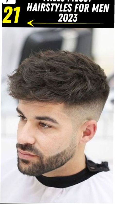 Fade Messy Hair Men, Hair Style For Men’s, Haircuts For Messy Hair, Short Messy Hairstyles Men, Haircut For Messy Hair, Best Hairstyles For Men New Looks, Hearstyle Men, Hair Styles Boys Men, Medium Messy Hairstyles For Men