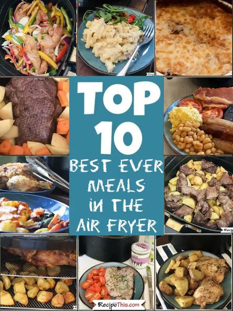 Meals For Air Fryer, Air Fryer Meals Healthy, Dinners Air Fryer, Easy Air Fryer Meals Healthy, Fall Meals Dinners, Chicken Parmesan Easy, Easy Air Fryer Meals, Cheap Air Fryer, Air Fryer Meals