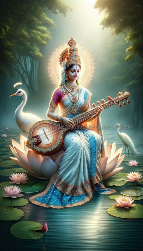 Saraswati Wallpaper Hd, Godess Saraswathi Images, Sarasvati Ma Wallpaper, Saraswati Goddess Wallpapers, Lord Saraswati Hd Wallpaper, Saraswathi Devi Images Hd, Saraswati Devi Hd Wallpaper, Ma Saraswati Images, Saraswati Maa Hd Wallpaper