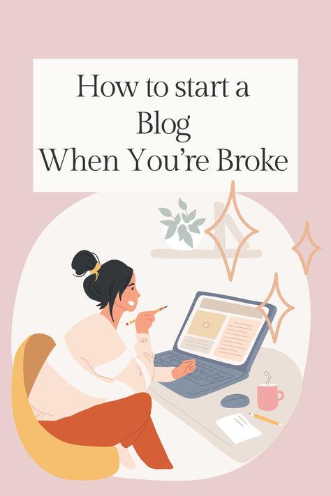 Learn how to start a blog when you're broke | a beginner friendly guide. 
You do not need to spend money to start a blog!
#blogging
#cheap
#businessforbeginners
#beginnerblogger How To Start A Blog For Free, How To Start A Blog And Make Money, How To Start A Blog For Beginners, Shopify Seo, Making Money Blogging, Extra Income Online, Start A Blog For Beginners, Blog For Beginners, Blog Planning