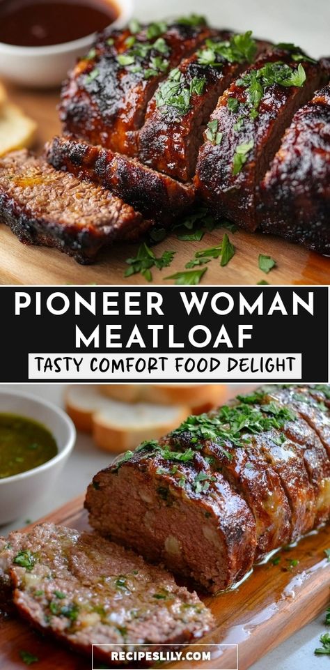 I can't get enough of this Pioneer Woman meatloaf! It's the ultimate comfort food, perfectly seasoned and topped with a mouthwatering glaze. Whether it's a family dinner or a cozy night in, this dish never fails to impress. Serve it with a side of mashed potatoes or your favorite greens for a complete meal! Meatloaf And Cabbage, Meatloaf Variations Recipes, Jalapeño Popper Meatloaf, Meatloaf Recipes Best, Best Meat Loaf, Meatloaf Recipes Easy, Best Meatloaf Recipes, Pioneer Recipes, Meatloaf Seasoning