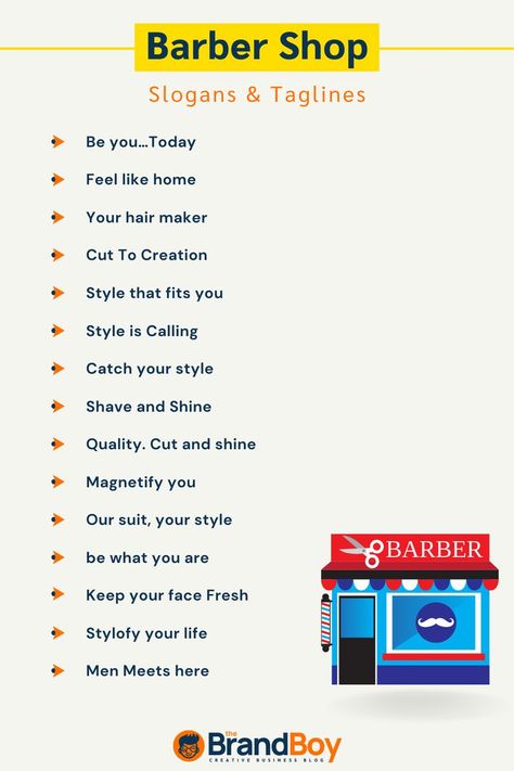 Barber Shop Slogans And Taglines Barber Quotes Men, Barber Names Ideas, Insta User Names Ideas, Saloon Names, Barber Shop Names, Barber Quotes, Barber King, Captions For Guys, Salon Names Ideas