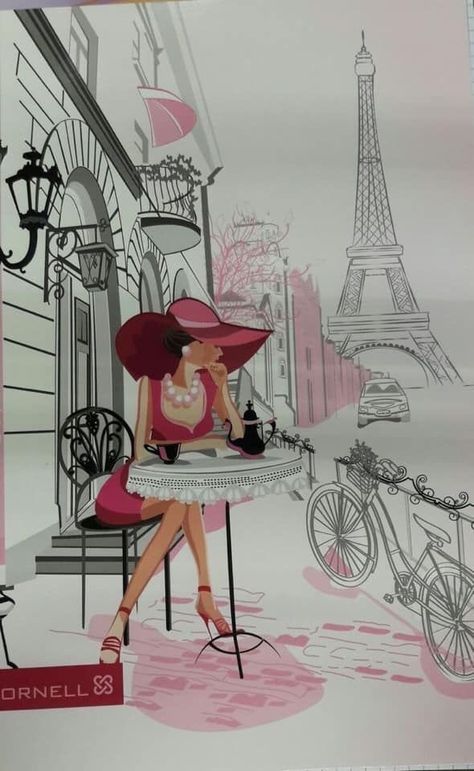 🌸🍃Paris Paris Art Drawings, Paris Drawings, Paris Drawing, Paris Illustration, Paris Painting, Paris Wallpaper, 수채화 그림, Fashion Wallpaper, Paris Art