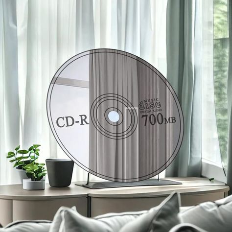 PRICES MAY VARY. 💿【Retro Decor】Rekindle your love for music and the 90s and 2000s with our CD Mirror. It's frameless, can be cut, also you can DIY it to make decoration mirror with need. 🎷【Decorative CD Mirror】13 inches diameter large round cd mirror can visually make your home more spacious and more inviting while serving as functional wall art. A wonderfully versatile design feature, they add instant glamor and nostalgic while also increasing natural light and maximizing the sense of space i Room Decor 90s, Mirror Room Decor, Cd Mirror, Large Circle Mirror, Vinyl Record Decor, Mirror Unique, Functional Wall Art, Mirror Room, Circle Mirror