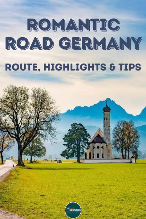 Romantic Road Germany Map, Motorhome Trip, Germany Itinerary, Romantic Road Germany, Road Trip France, Germany Trip, Road Trip Photography, Germany Travel Guide, Romantic Road