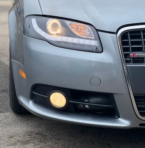 A snapshot of my custom Audi A4 B7. Just installed the S Line front bumper which pairs nicely with the Spec D projector headlamps. 👌🏾 Custom Audi, 2017 Audi A4, Audi A4 2007, Audi A4 2008, 2010 Audi A4, Audi A4 B7, Audi A4 B7 S-line, Audi A4, Projector