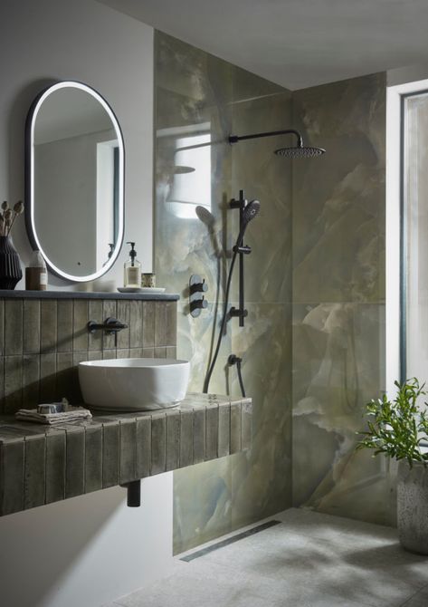 Latest Bathroom Trends, Pastel Interior Design, Gothic Bathroom, Green Bathroom Furniture, Blue Bathroom Furniture, Roper Rhodes, Latest Bathroom, Unique Bathroom, Bathroom Trends