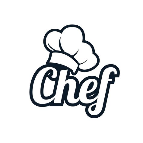 Chef Hat Logo, Chef Logo, Chef Club, Chef Styles, Chef Hat, Chefs Hat, Font Names, The Chef, Word Template