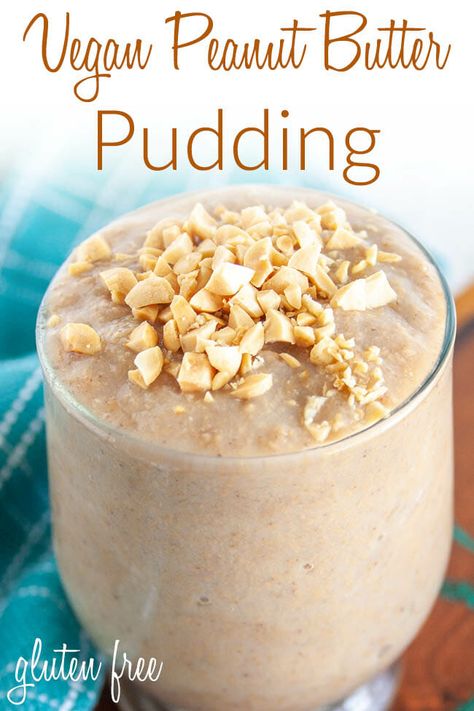 Vegan Peanut Butter Pudding, Vegan Drinks Recipes, Comfort Desserts, Vegan Lunch Recipes, Vegan Peanut Butter, Peanut Butter Recipes, Vegan Dessert Recipes, Vegan Breakfast Recipes, Vegan Dinner Recipes