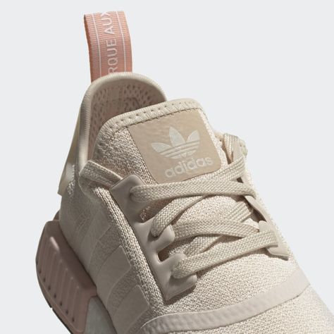 NMD_R1 Shoes Linen / Linen / Vapour Pink EE5179 Adidas Nmd R1 Women, Nmd Adidas Women, Adidas Nmds, Nmd Adidas, Nmd Sneakers, Lily Painting, Womens Tennis Shoes, Adidas Nmd R1, Knit Shoes