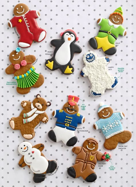 10 Creative Ways to Decorate Gingerbread Man Cookies Decorated Gingerbread Man Cookies, Gingerbread Cookies Decorated, Christmas Shortbread, Gingerbread People, Ginger Bread Cookies Recipe, Man Cookies, Gingerbread Man Cookies, Christmas Sweets, Christmas Cookies Decorated