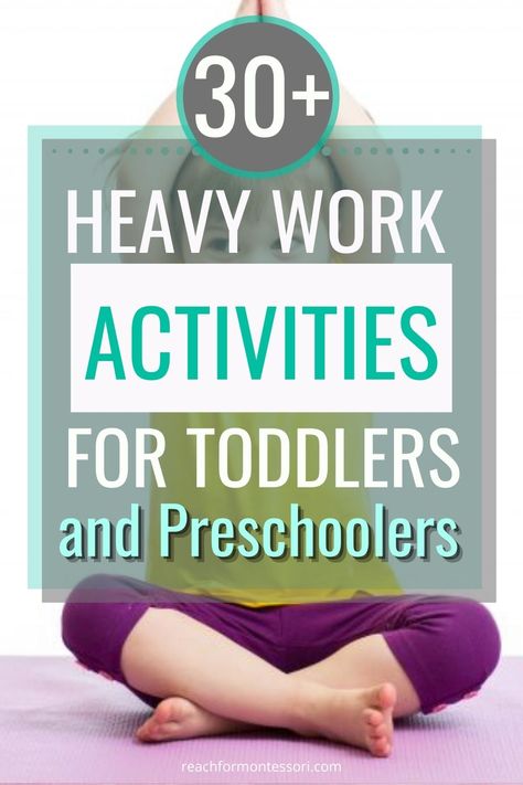 Here are few heavy work activities for kids, toddlers and preschoolers that are designed to help calm and improve attention. Many of these activities can be done through natural activities your child is already doing. Check it out now! Occupational Therapy Calming Activities, Early Intervention Sensory Activities, Preschool Heavy Work Activities, Classroom Heavy Work Activities, Heavy Work Preschool Classroom, Heavy Sensory Activities, Heavy Work For Sensory Seekers, Heavy Work For Preschoolers, Heavy Work Stations In Classroom