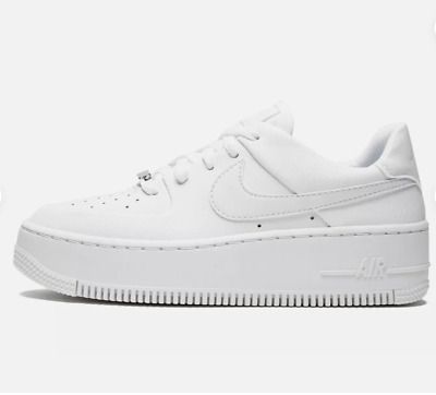 ad eBay - Nike Air Force 1 Sage Low Triple White Sneakers AR5339-100 Womens Size - Buy Now, click the link (eBay) Air Force 1 Sage Low, Nike Air Force 1 Sage Low, Nike Air Force 1, White Sneakers, Air Force 1, Women's Sneakers, Nike Air Force, Air Force, Womens Sneakers