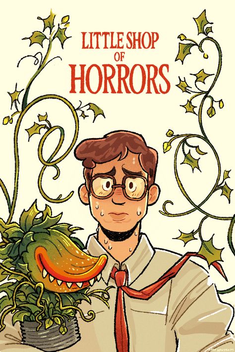 Seymour Krelborn, Lil Shop Of Horrors, Rick Moranis, Theater Kid, Looking For Work, Little Shop Of Horrors, Musical Art, Art Style Inspiration, Theatre Kid