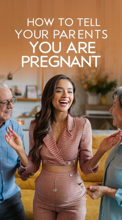 woman telling her parents she is pregnant Pregnacy Announcement, Pregnancy Reveal Ideas, Creative Baby Announcements, Grandparent Announcement, Baby Announcement To Parents, Pregnancy Announcement To Parents, Creative Pregnancy Announcement, Baby News, Pregnancy Announcement Gifts